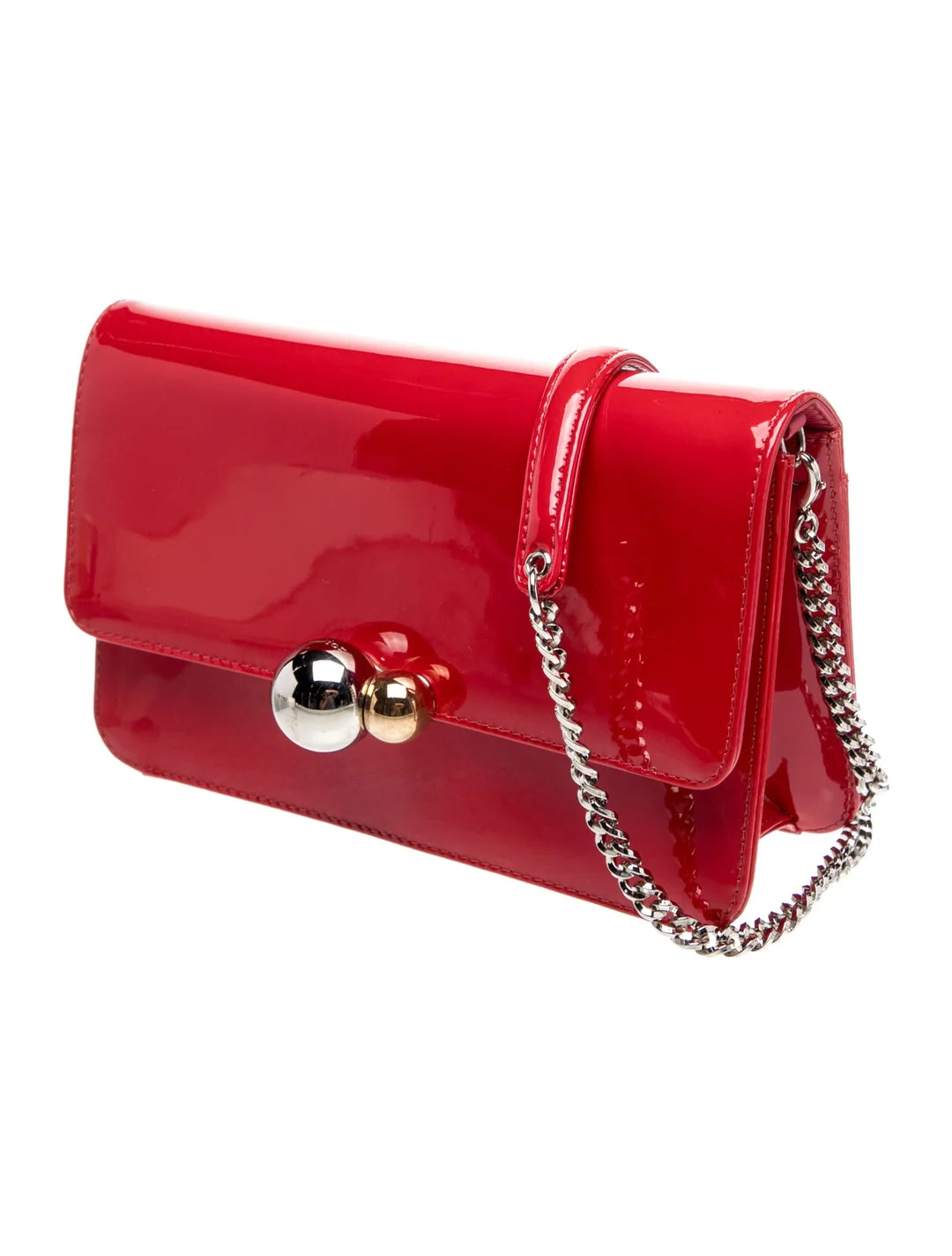 Christian Dior Patent Leather Tribale Wallet On Chain - additional view 2