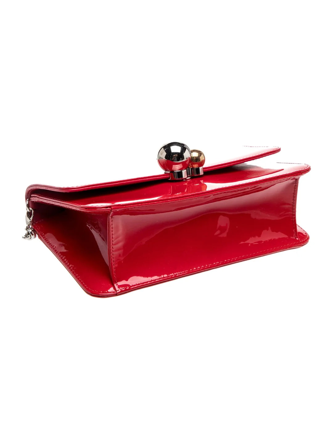 Christian Dior Patent Leather Tribale Wallet On Chain - additional view 4