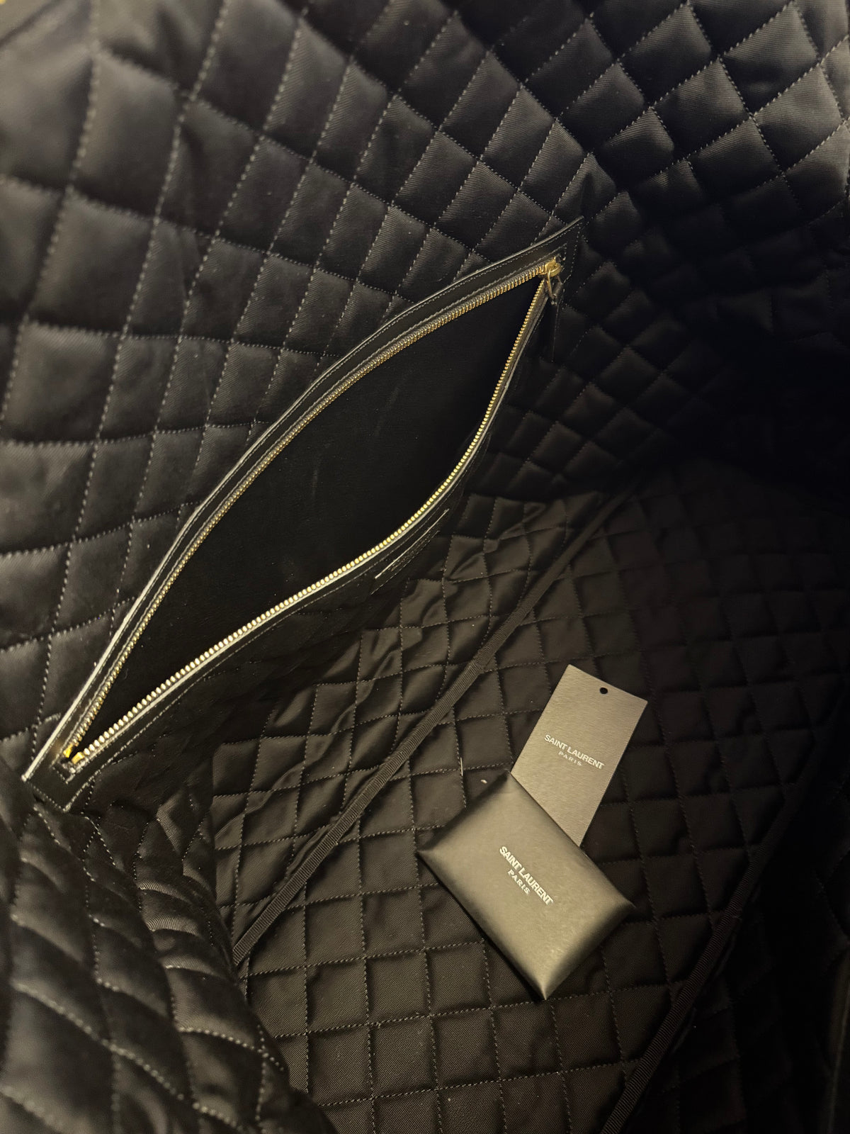 NWT Saint Laurent quilted calfskin leather ES Giant travel bag - additional view 6