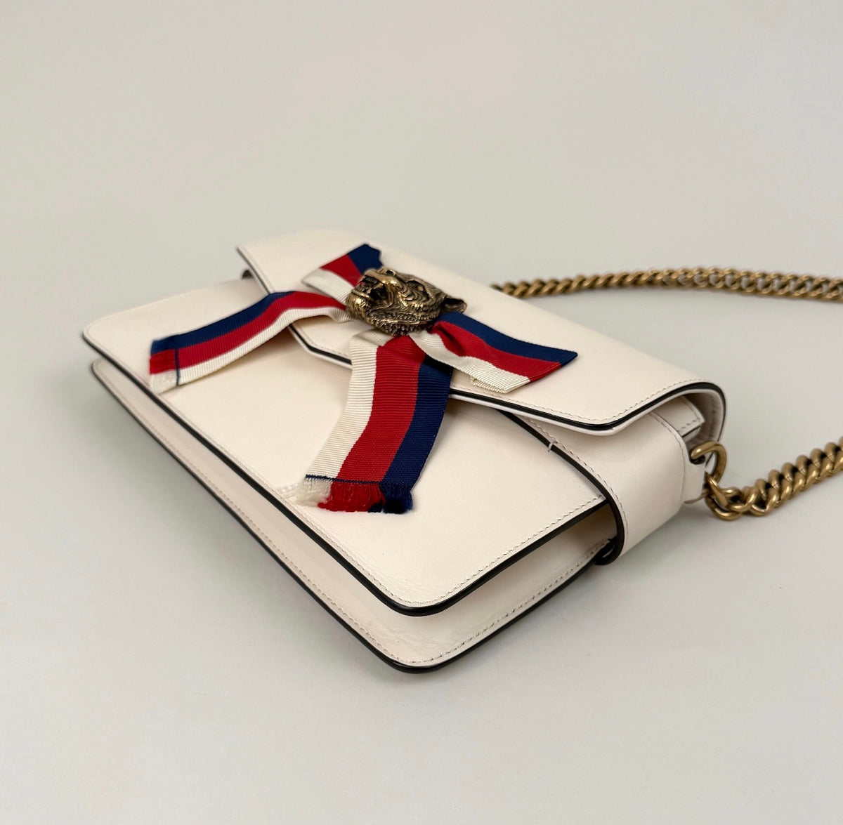 Gucci Nappa Leather Tiger Shoulder Bag - additional view 4