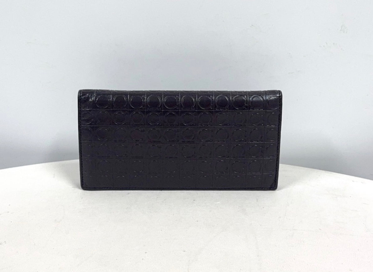 Salvatore Ferragamo leather long wallet