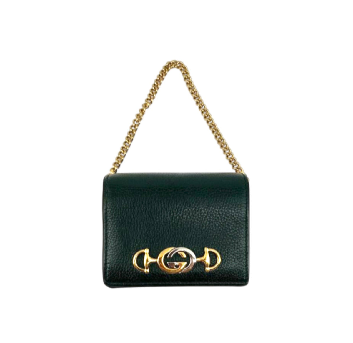 Gucci Zumi Leather Chain Wallet