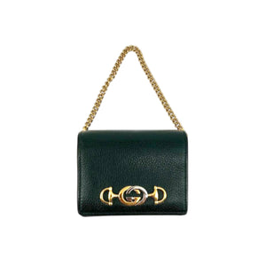 Gucci Zumi Leather Chain Wallet