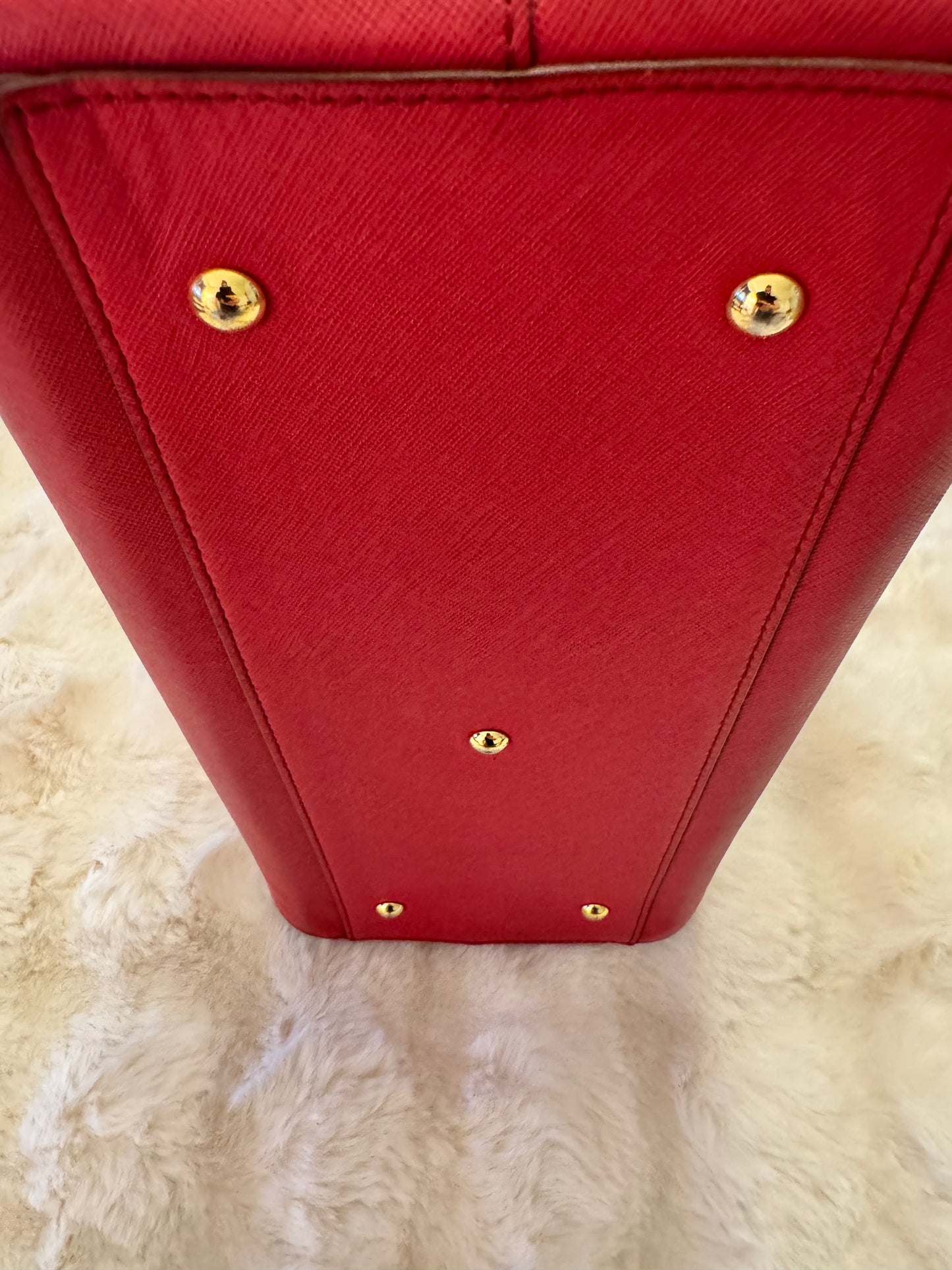MCM Saffiano Leather Double Zip Tote Bag - additional view 4