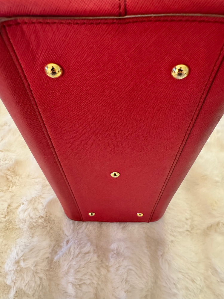 MCM Saffiano Leather Double Zip Tote Bag - additional view 4