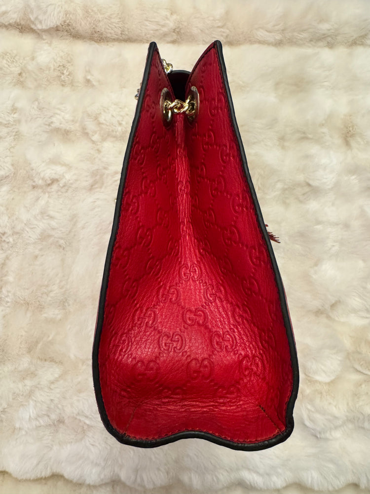Gucci Guccissima Embossed Emily Chain Shoulder Bag - additional view 4