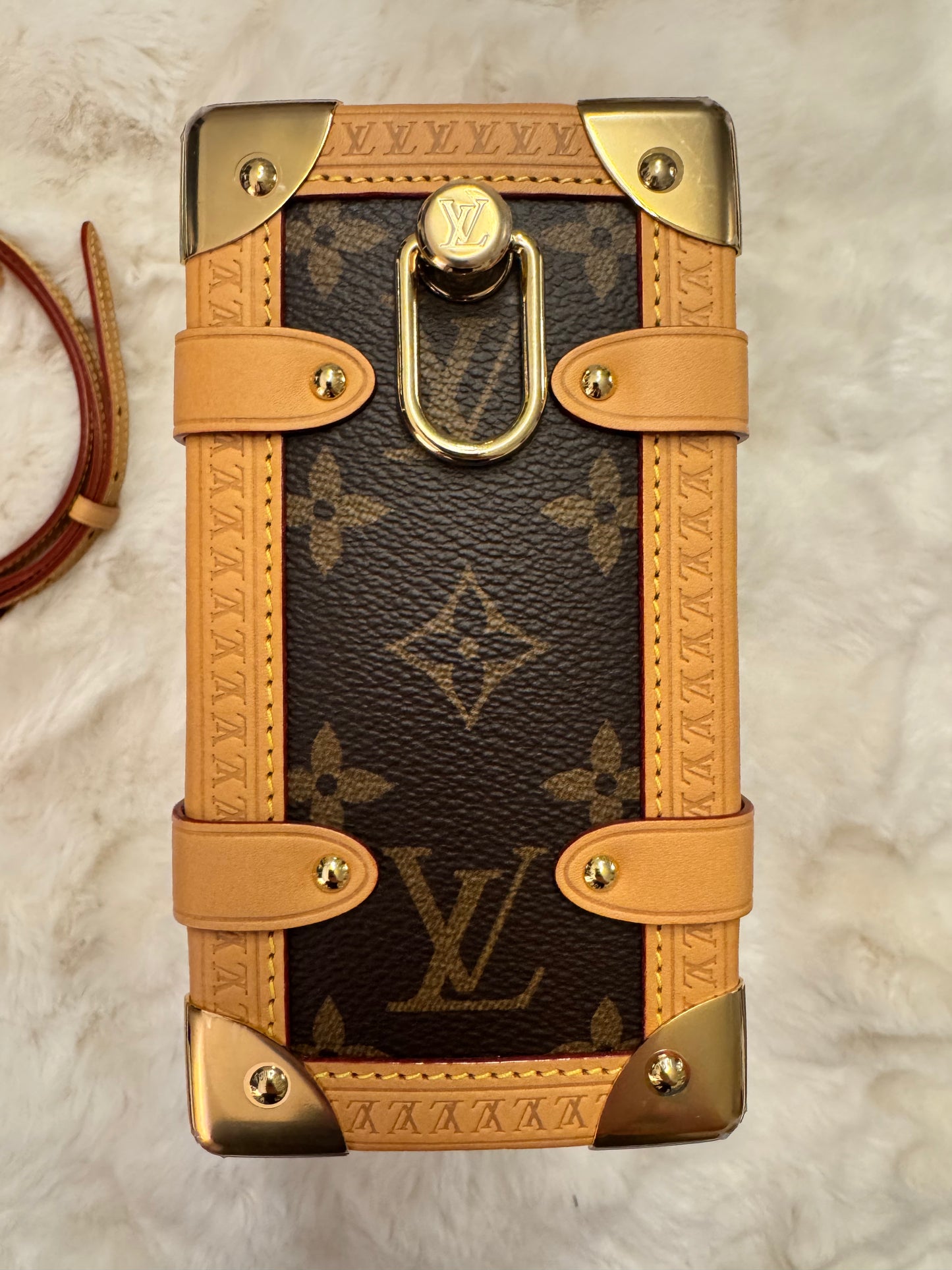 Louis Vuitton Monogram Side Trunk (New Without Tags) Includes Two Straps (Crossbody and Shoulder) - additional view 10