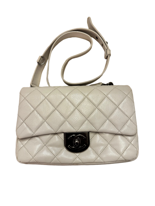 Chanel - RARE - Chanel Quilted Leather & Ruthenium Hardware