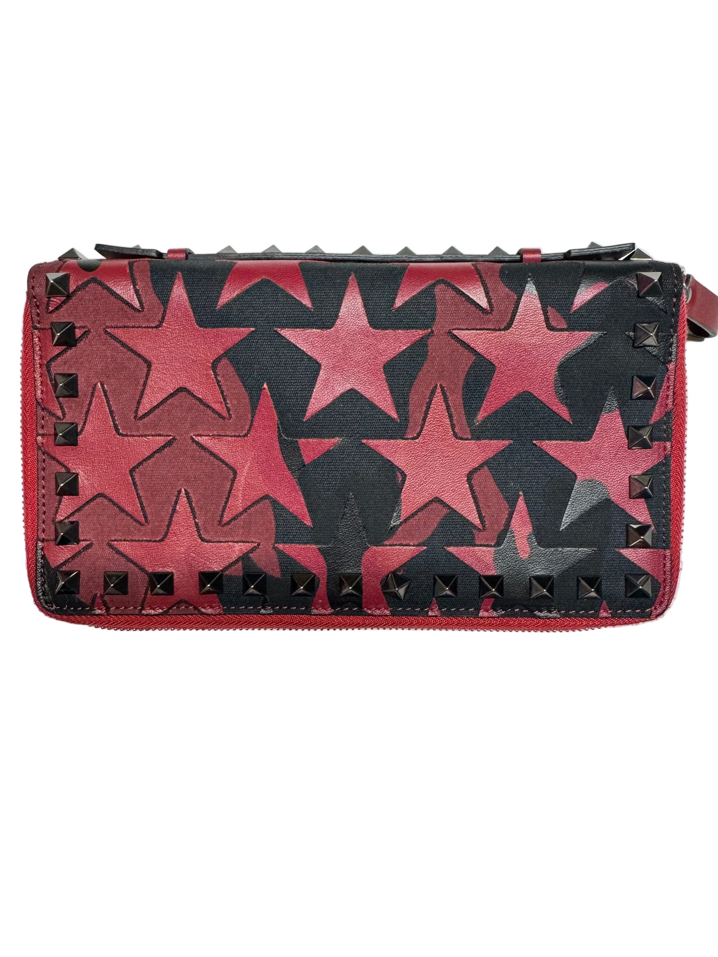 Valentino Garavani Camouflage Star Patch Long Wallet - additional view 2