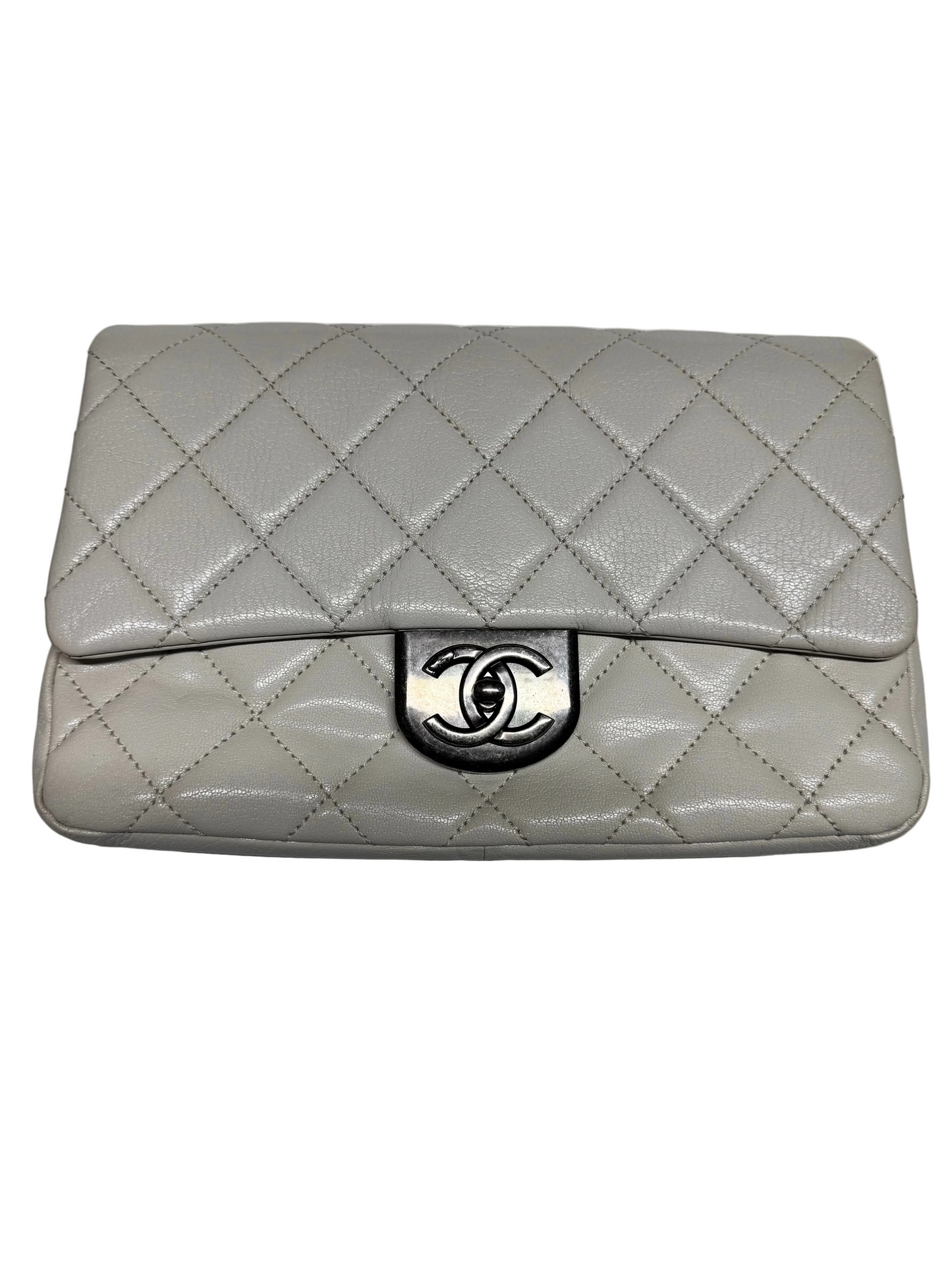 Chanel - RARE - Chanel Quilted Leather & Ruthenium Hardware - additional view 6