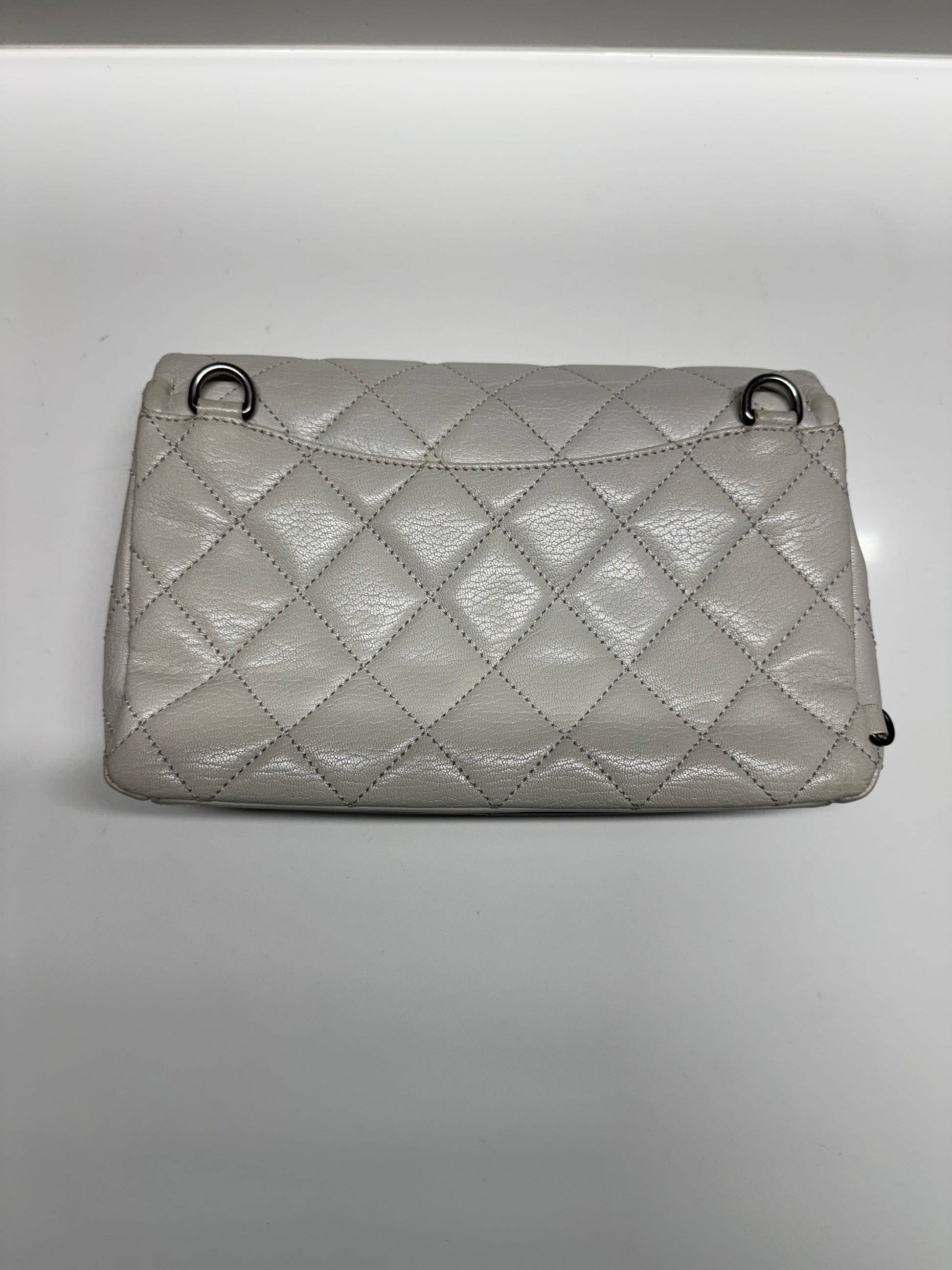 Chanel - RARE - Chanel Quilted Leather & Ruthenium Hardware - additional view 5
