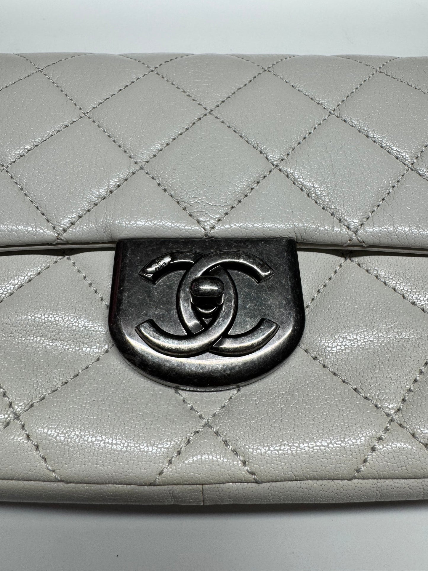 Chanel - RARE - Chanel Quilted Leather & Ruthenium Hardware - additional view 10
