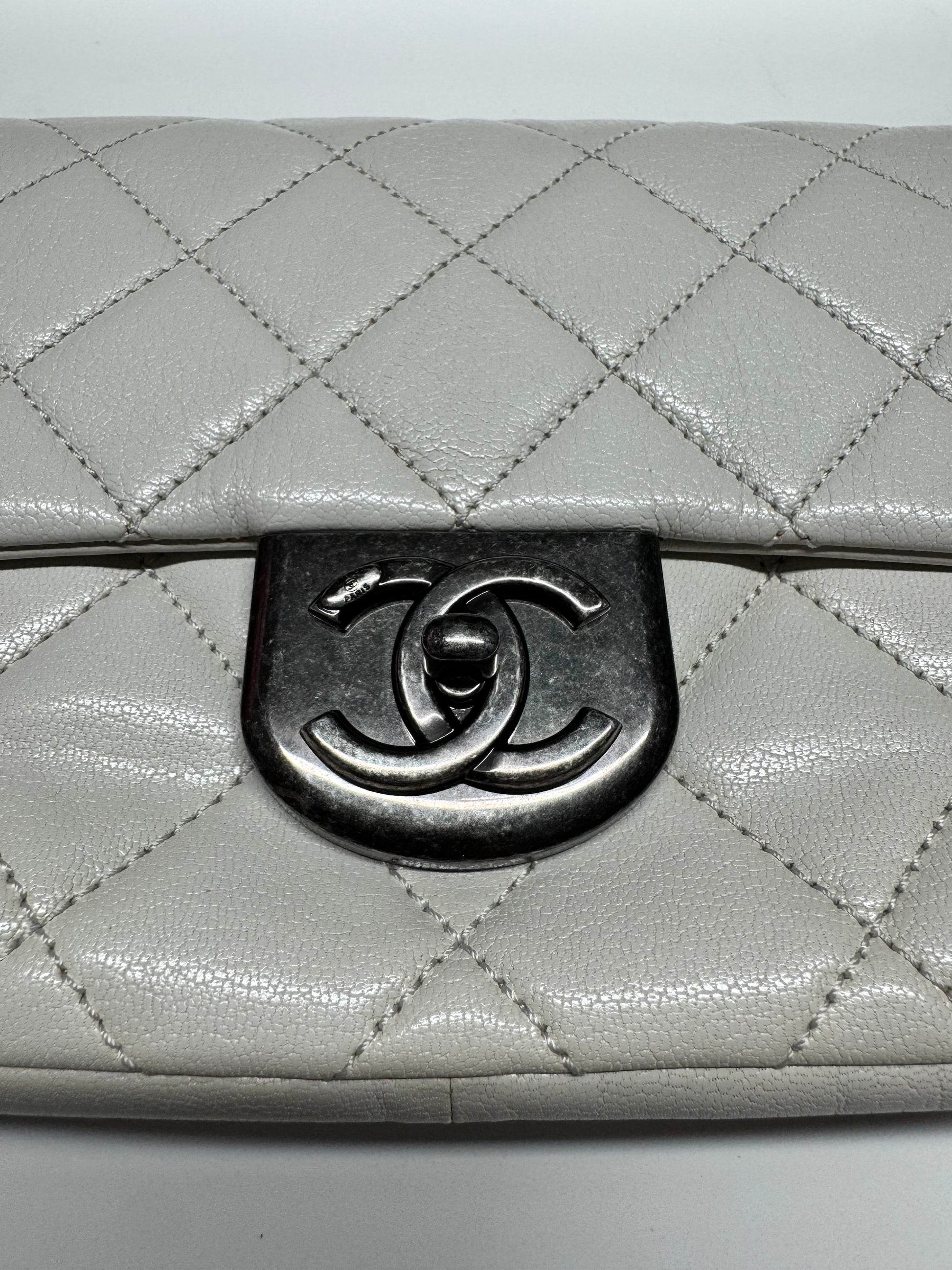 Chanel - RARE - Chanel Quilted Leather & Ruthenium Hardware - additional view 10