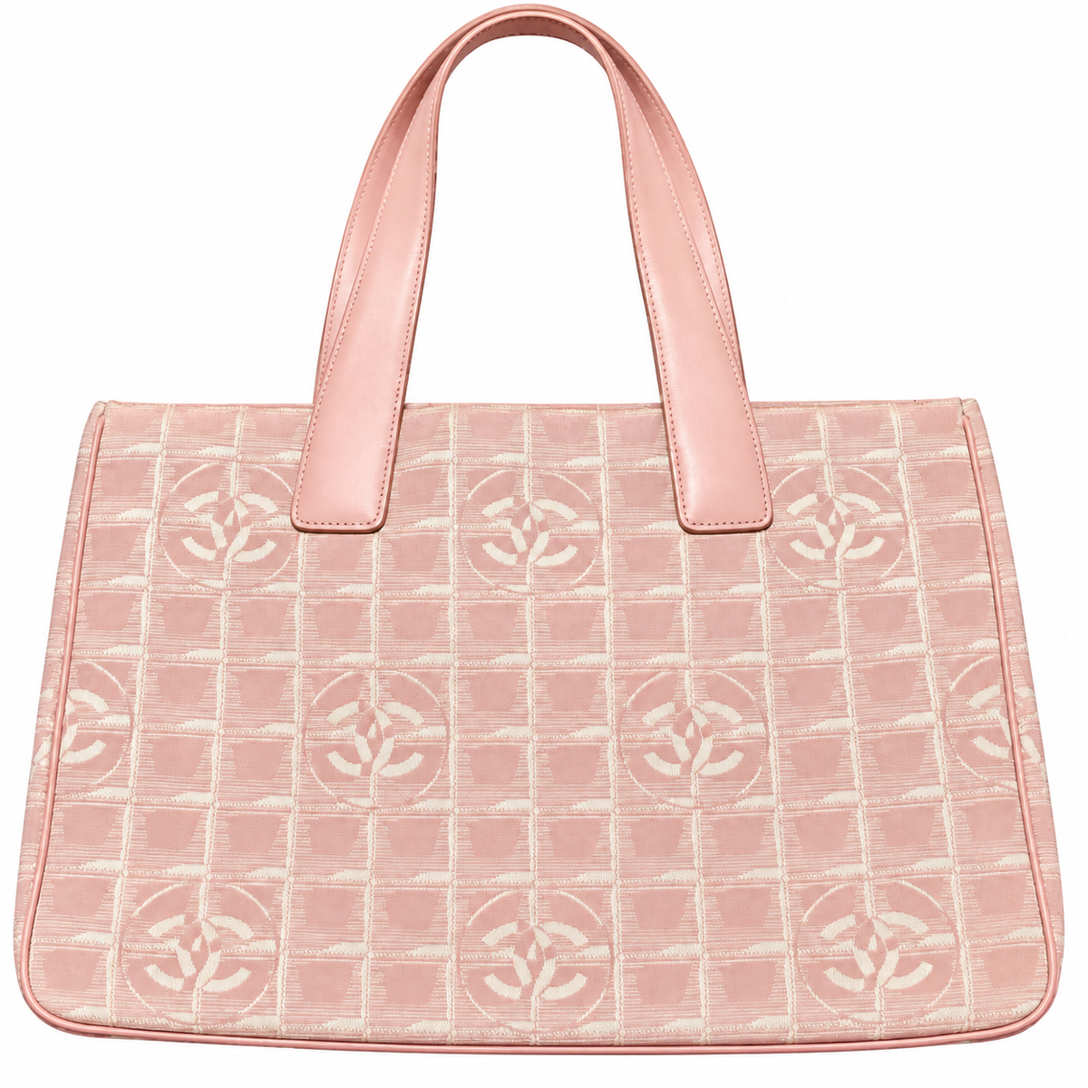 Chanel New Travel Line Pink MM Tote Bag