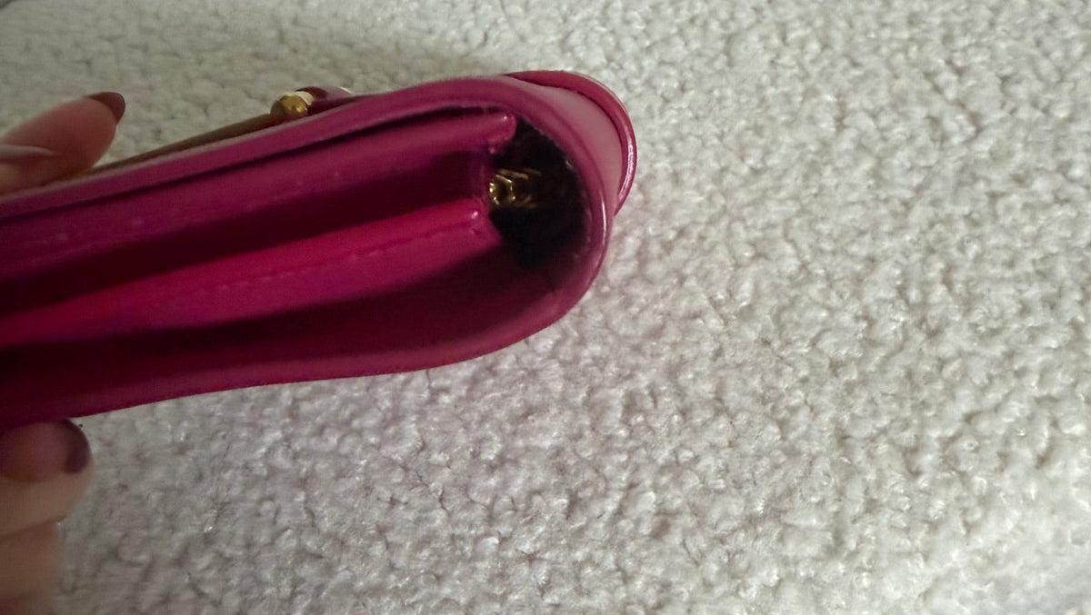 *New Pics* Saint Laurent Mini Chyc Chain Crossbody Bag -Fuschia Pink