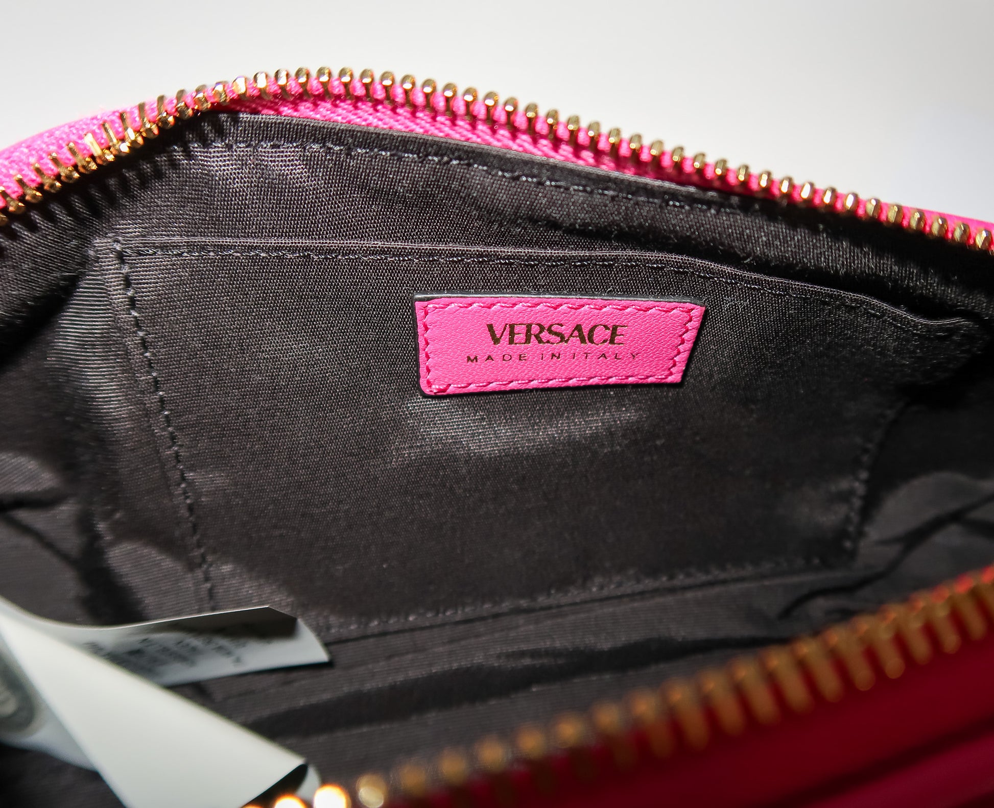 Versace Medusa Pink Quilted Cylinder Barrel Bag - additional view 10