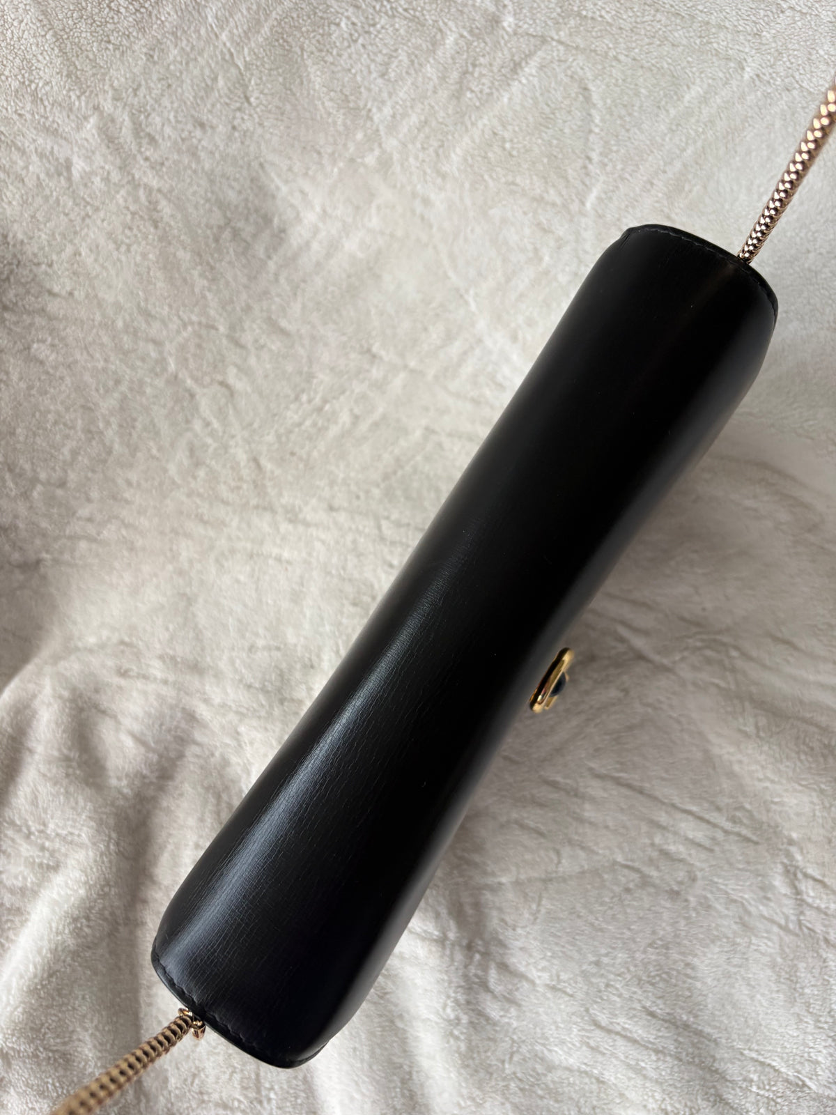 *New Pics* Vintage Gucci 1970 Tiger Eye Leather Chain Shoulder Bag- Rare