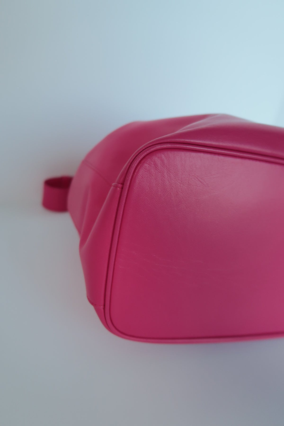 Vintage Yves Saint Laurent Leather Drawstring Shoulder Bag - additional view 11