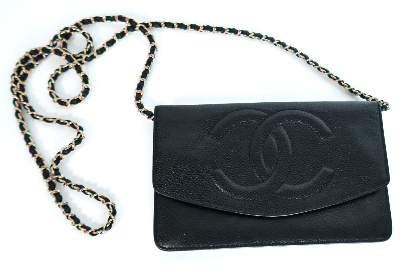 Chanel Black Caviar Wallet on Chain WOC - additional view 8