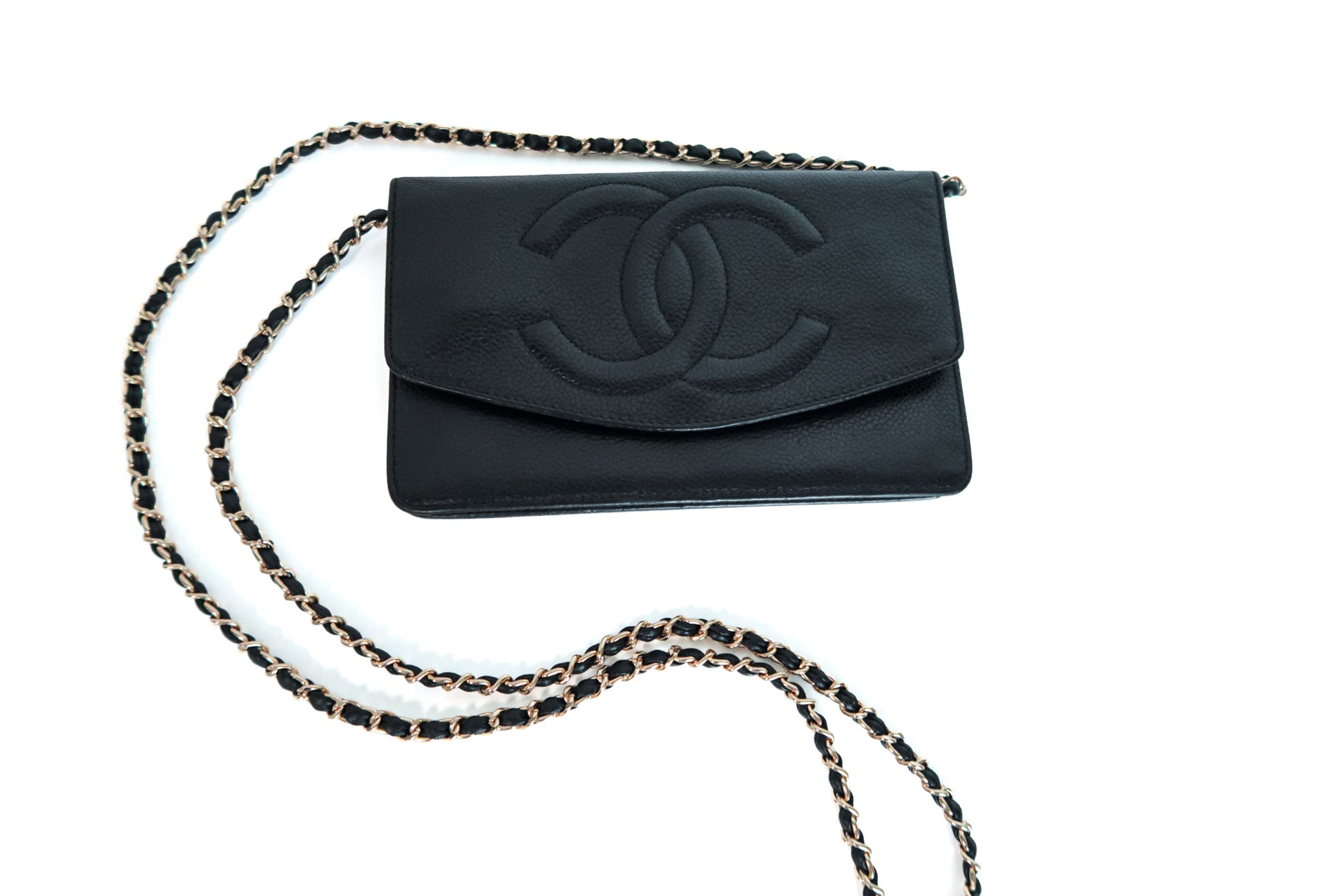 Chanel Black Caviar Wallet on Chain WOC - additional view 7