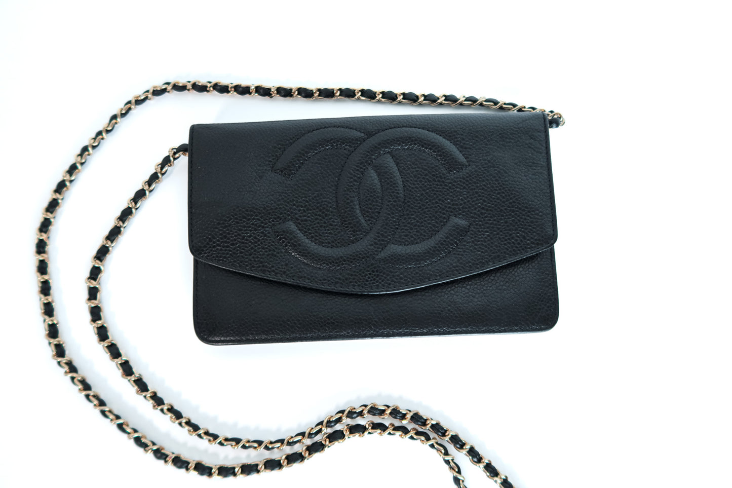 Chanel Black Caviar Wallet on Chain WOC - additional view 9