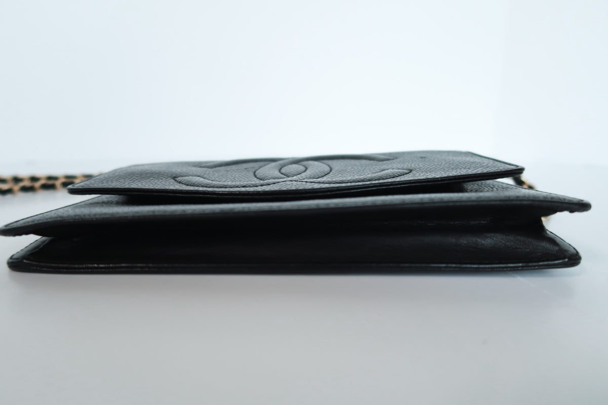 Chanel Black Caviar Wallet on Chain WOC - additional view 5