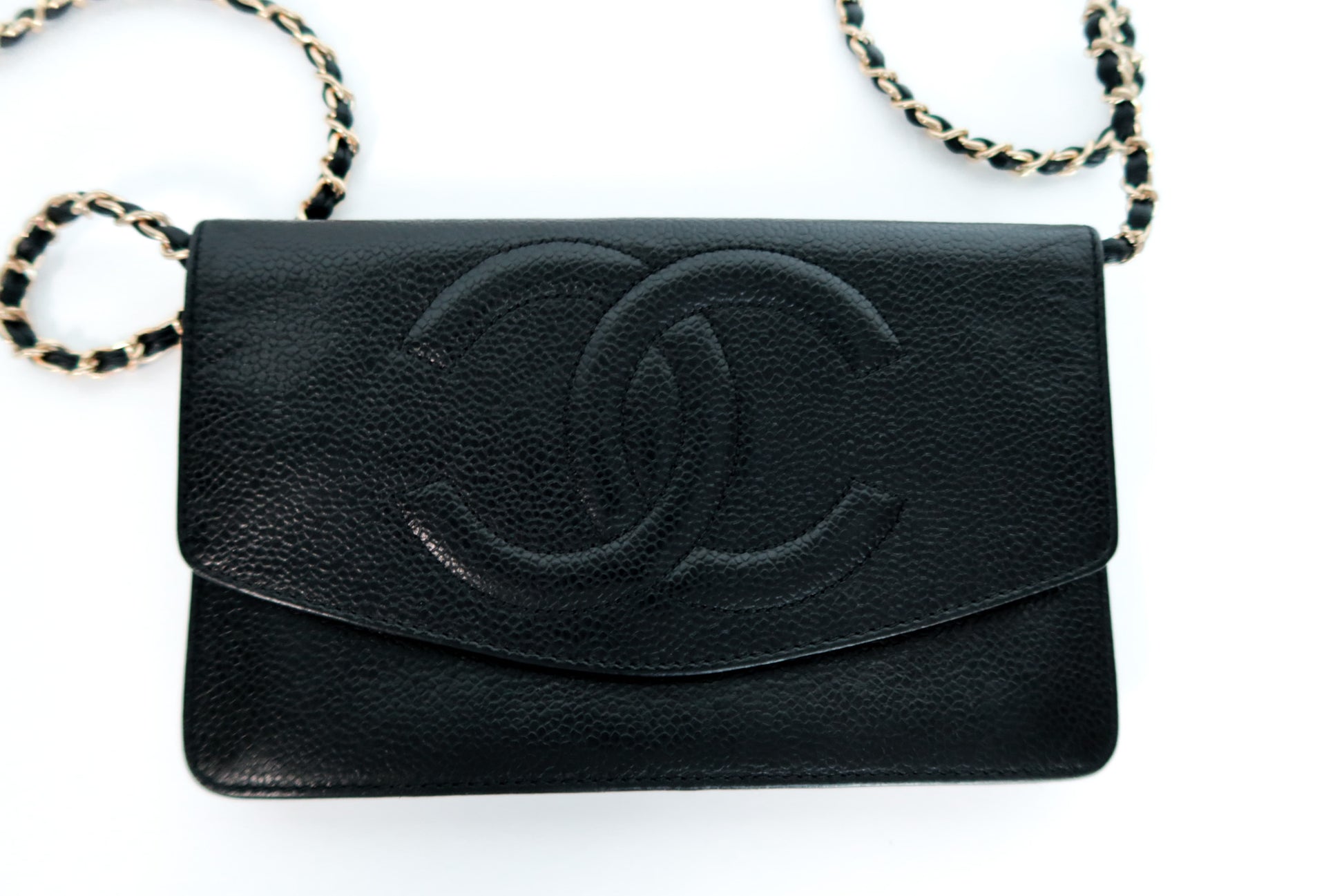 Chanel Black Caviar Wallet on Chain WOC - additional view 10