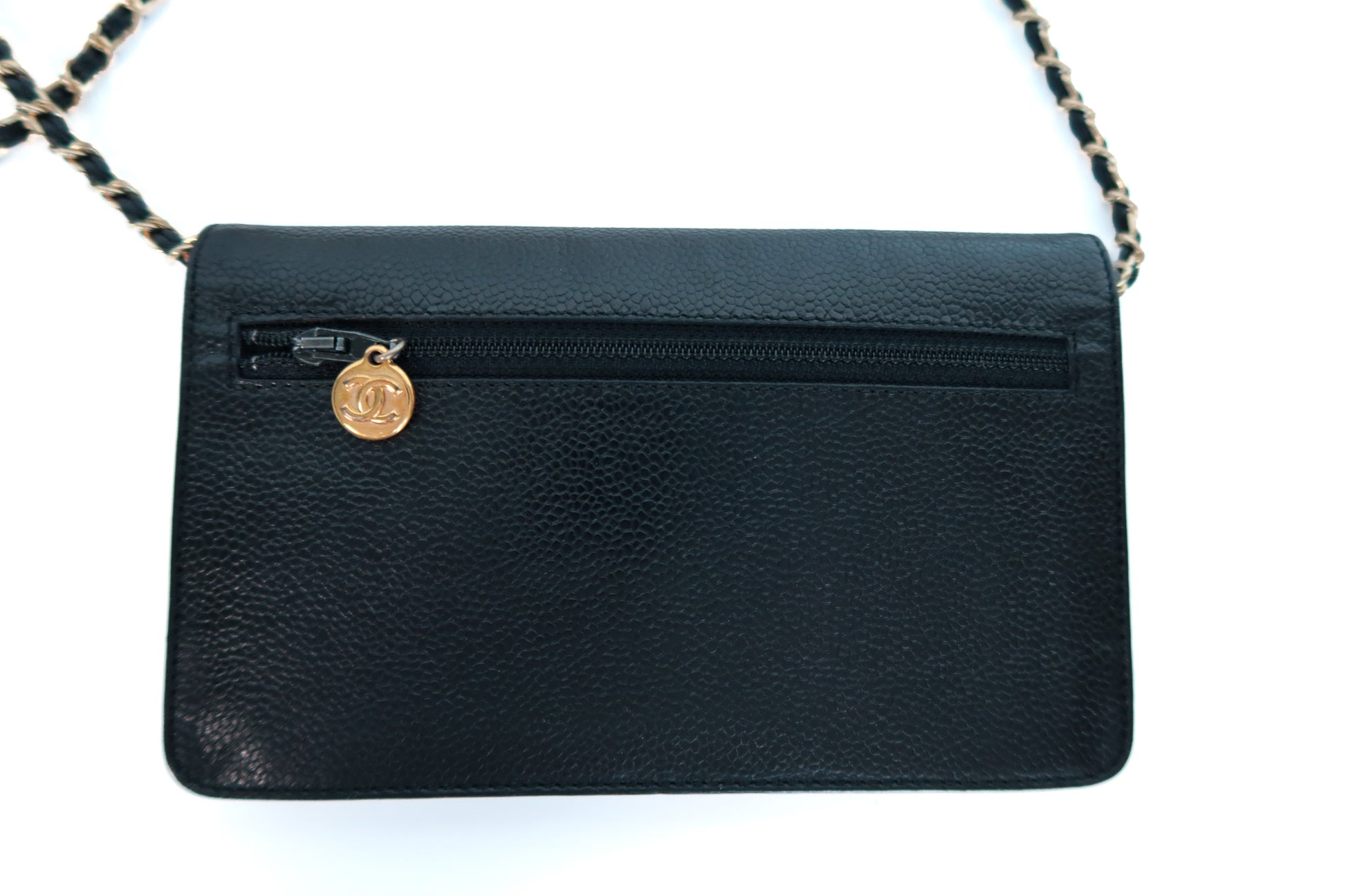Chanel Black Caviar Wallet on Chain WOC - additional view 3