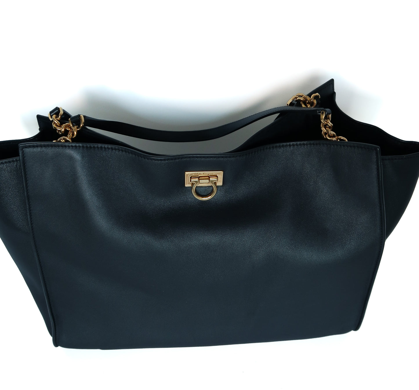 Salvatore Ferragamo Tote Black Bag with Pouch - additional view 2