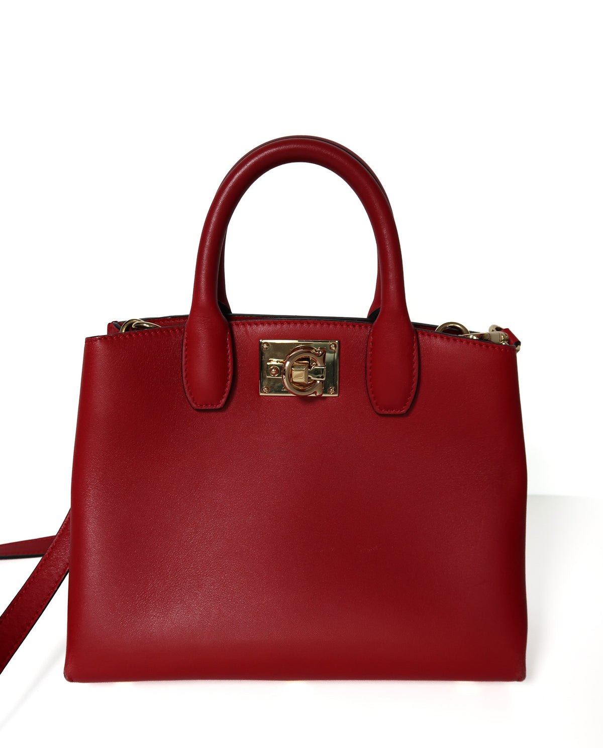 Salvatore Ferragamo Red Studio Mini Bag