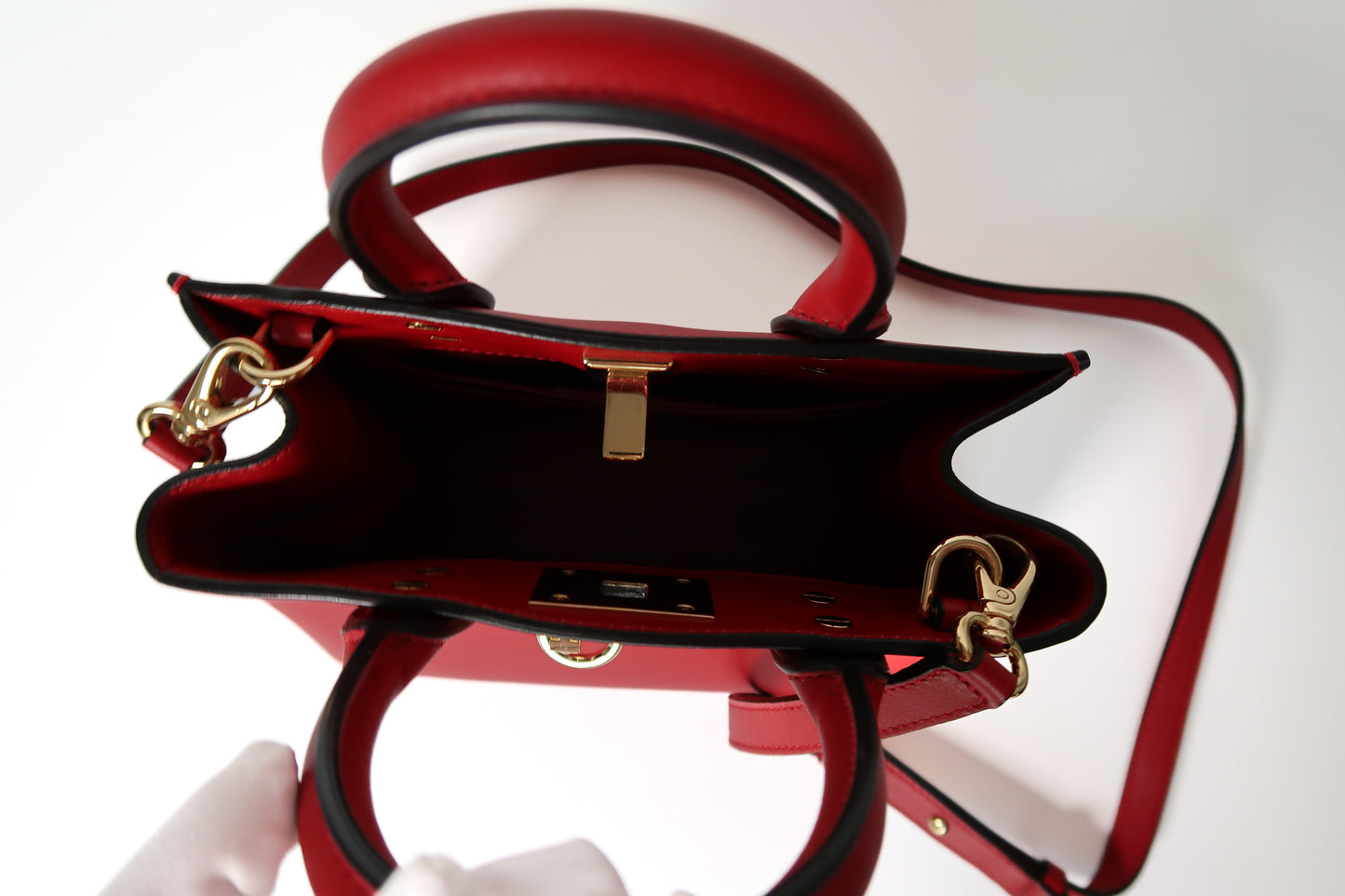 Salvatore Ferragamo Red Studio Mini Bag - additional view 9