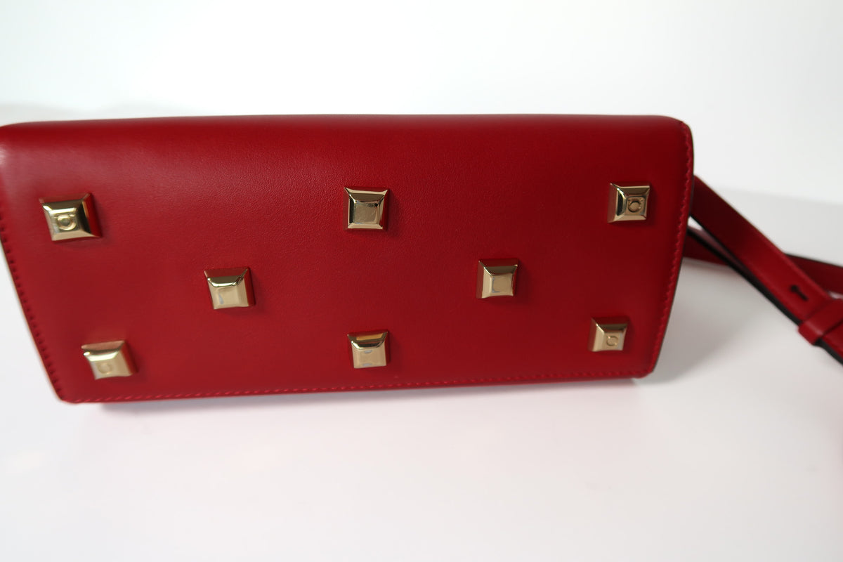 Salvatore Ferragamo Red Studio Mini Bag - additional view 11