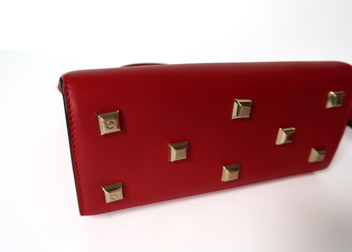 Salvatore Ferragamo Red Studio Mini Bag - additional view 12