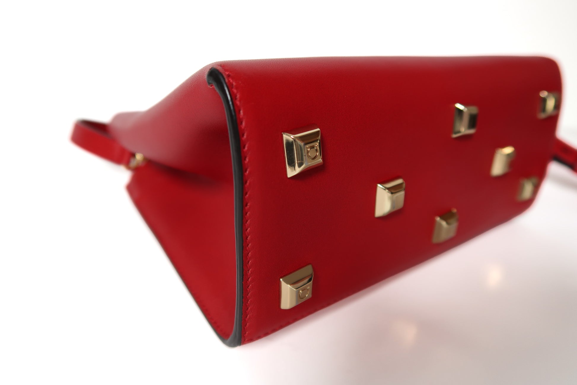 Salvatore Ferragamo Red Studio Mini Bag - additional view 13