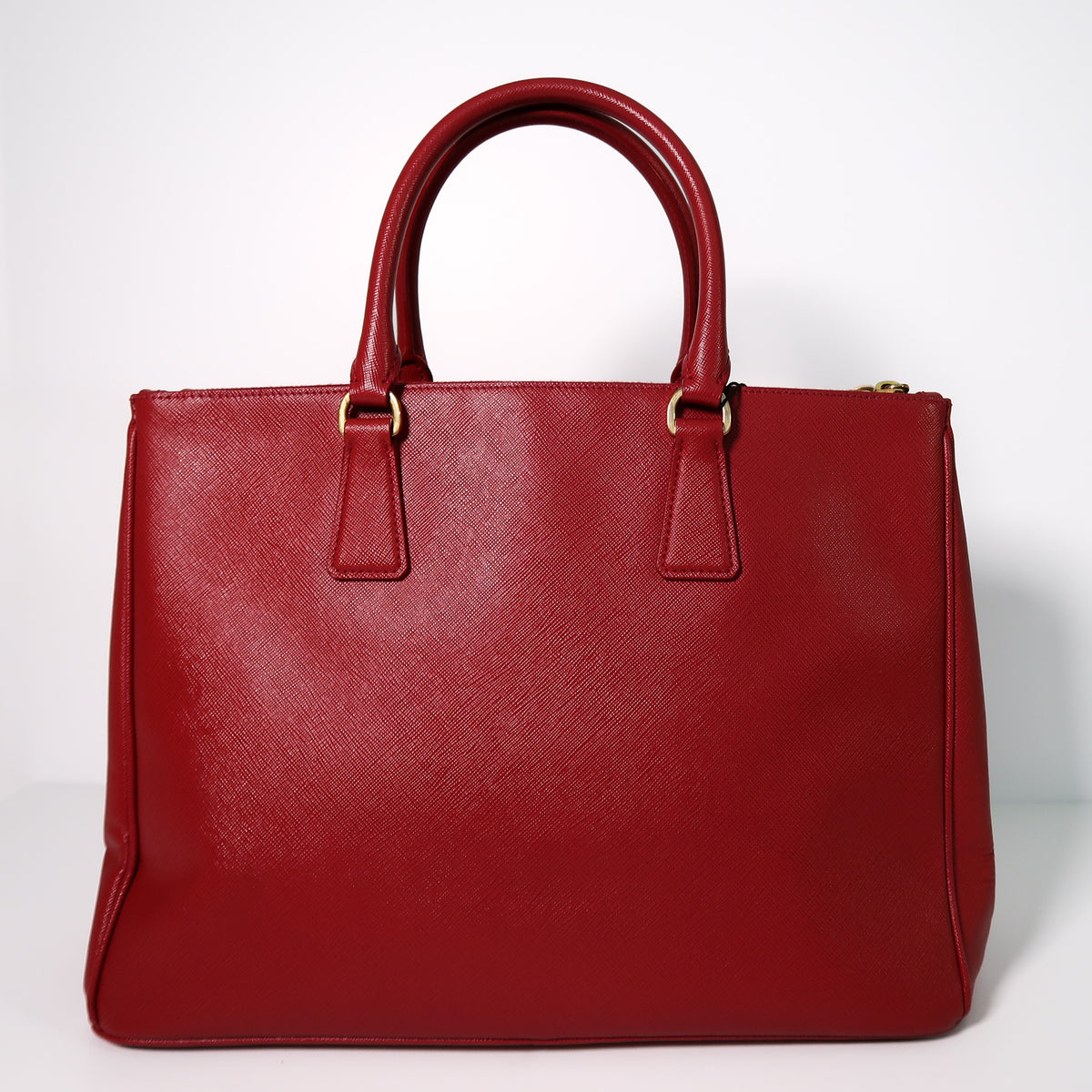 Prada Saffiano Lux Medium Tote Bag – Red - additional view 2