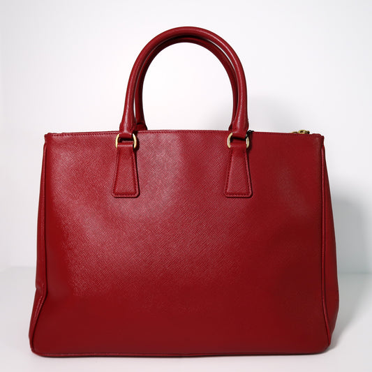 Prada Saffiano Lux Medium Tote Bag – Red - additional view 2