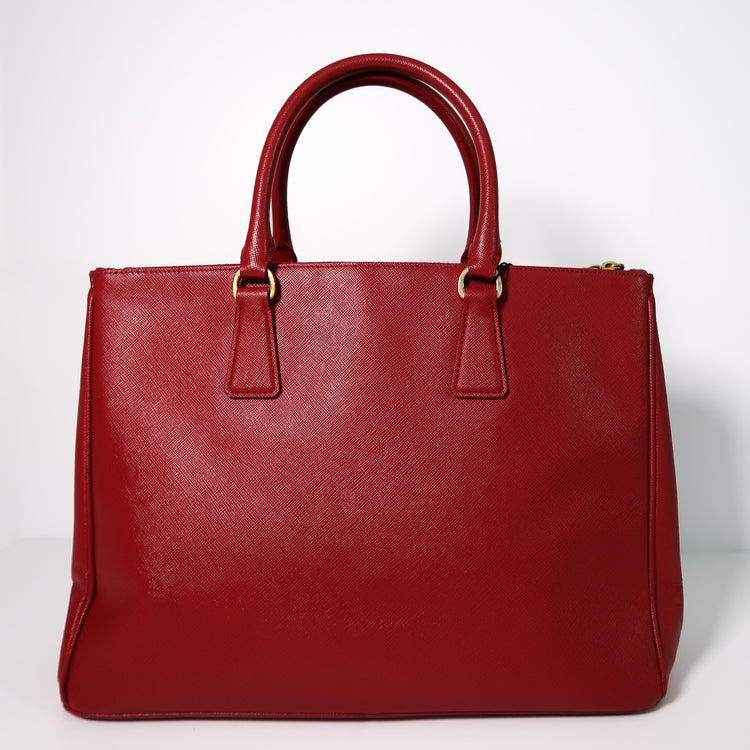 Prada Saffiano Lux Medium Tote Bag – Red - additional view 2