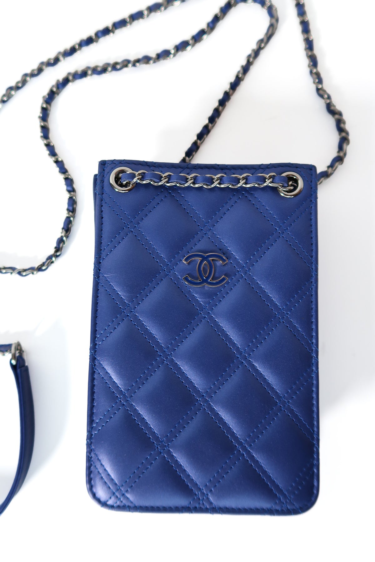 Chanel Quilted Leather Phone Crossbody