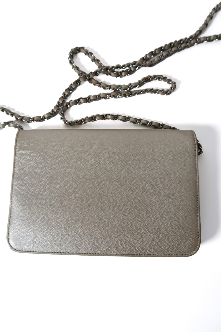 Chanel Sevruga Wallet on Chain - additional view 4