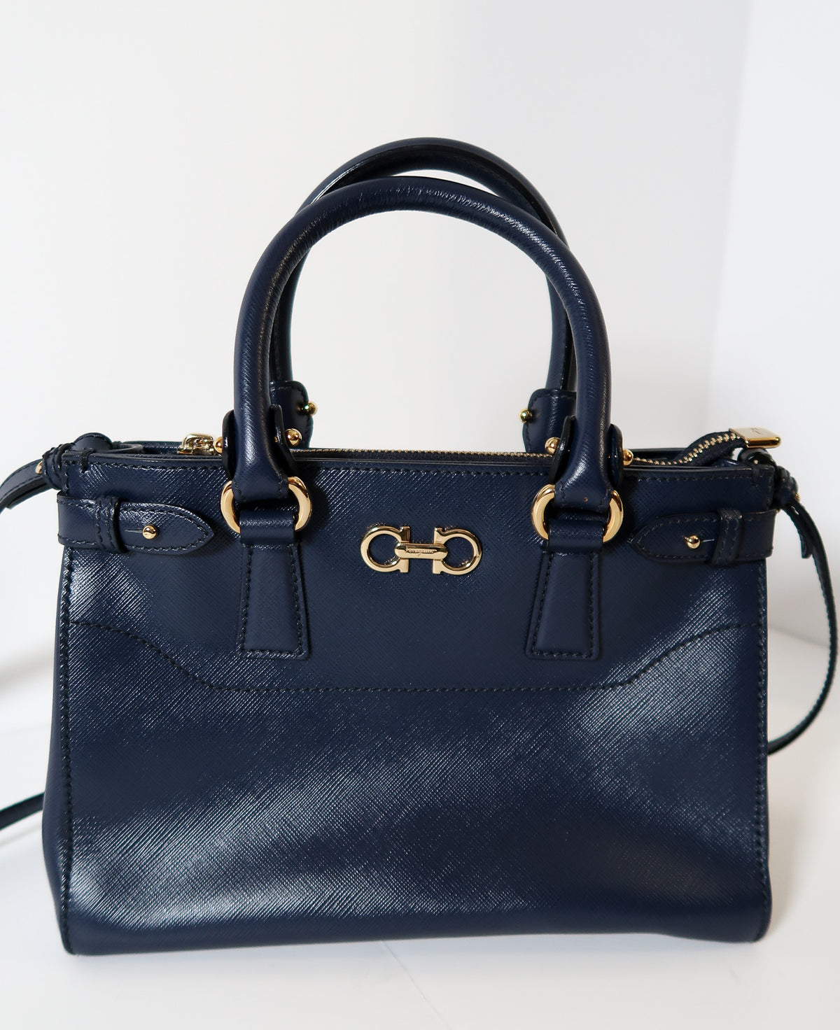 Salvataro Ferragamo Navy Blue Bag Crossbody - additional view 3