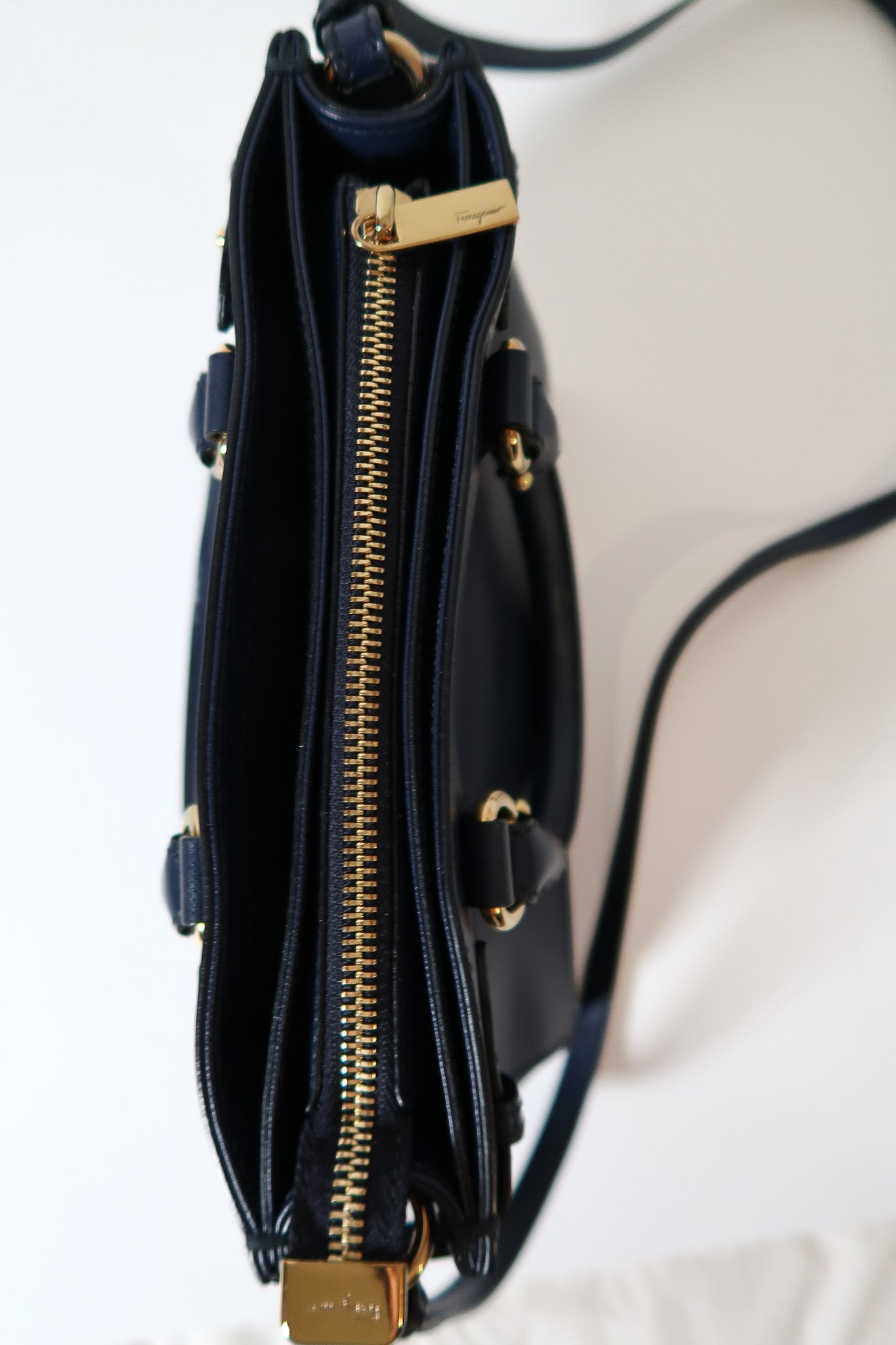 Salvataro Ferragamo Navy Blue Bag Crossbody - additional view 5
