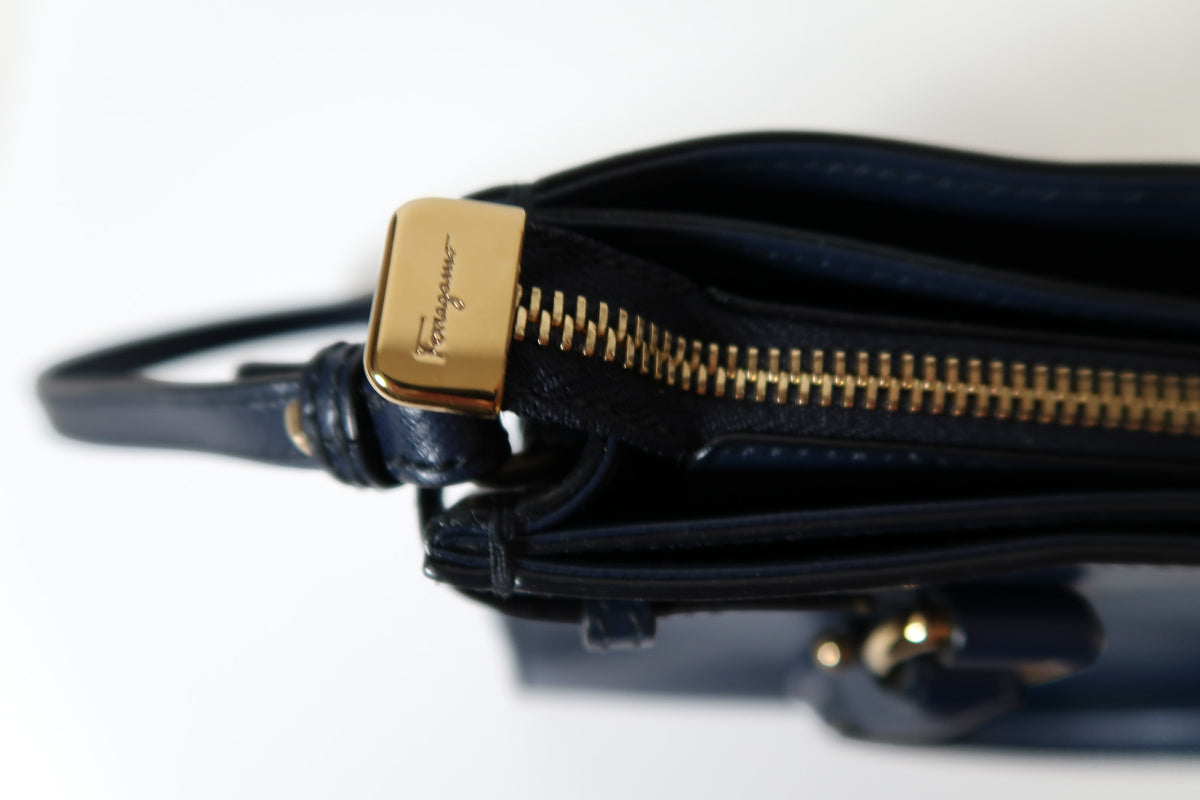 Salvataro Ferragamo Navy Blue Bag Crossbody - additional view 7