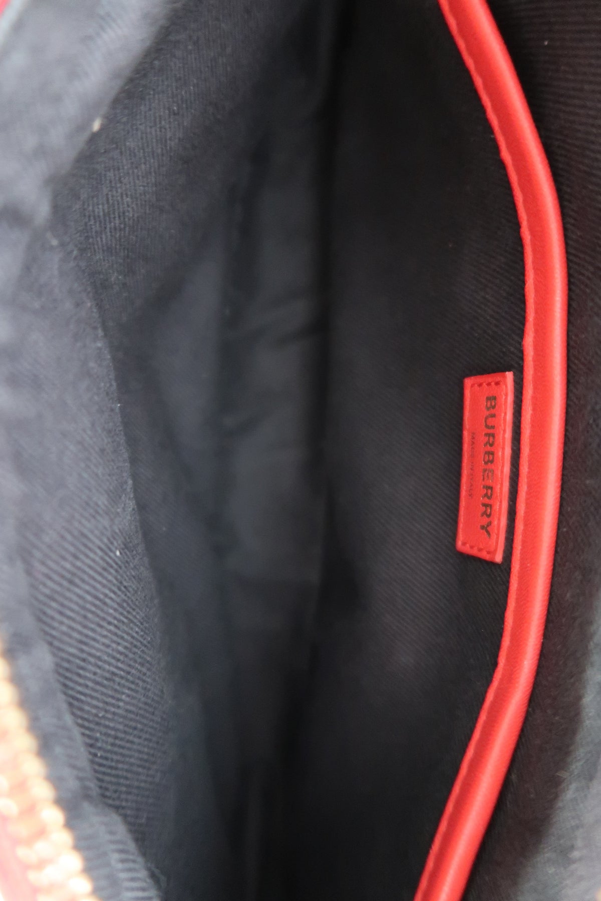 Burberry Medium Banner House Check Leather Tote – Black - additional view 7