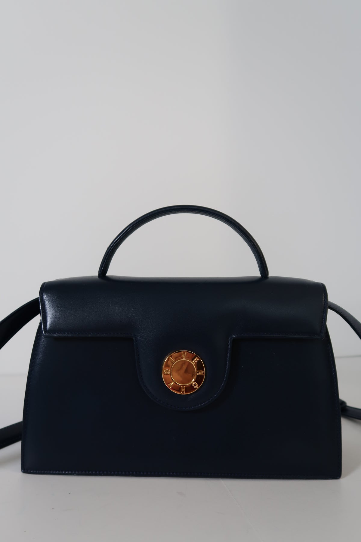 Vintage Givenchy Navy Blue Crossbody Bag