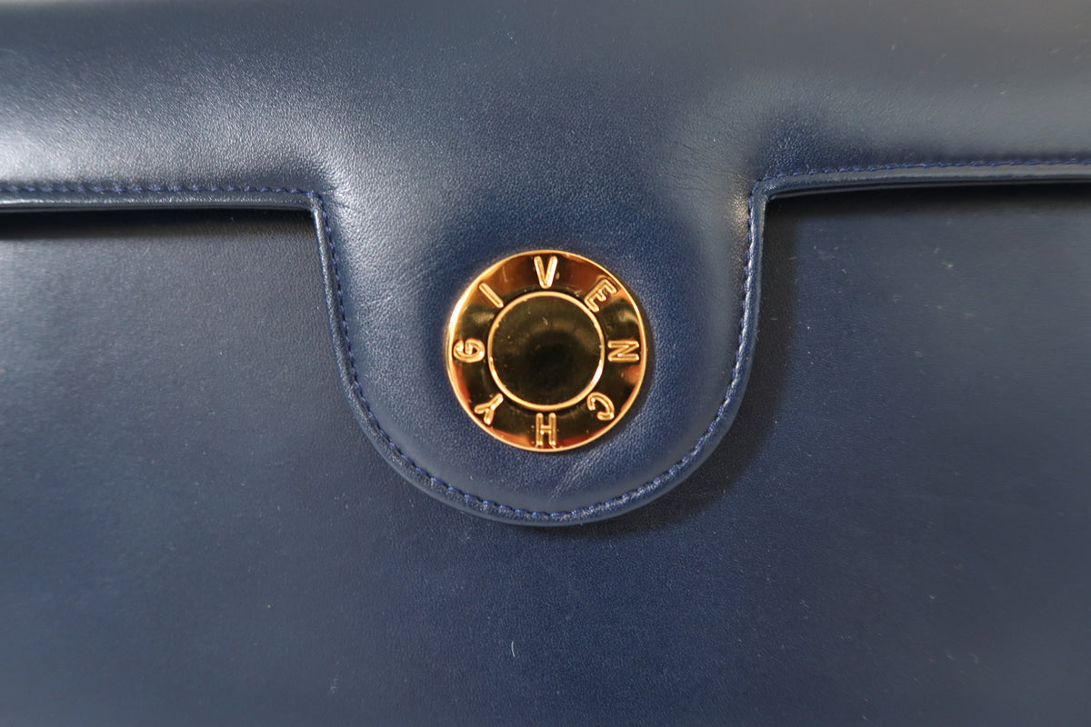 Vintage Givenchy Navy Blue Crossbody Bag