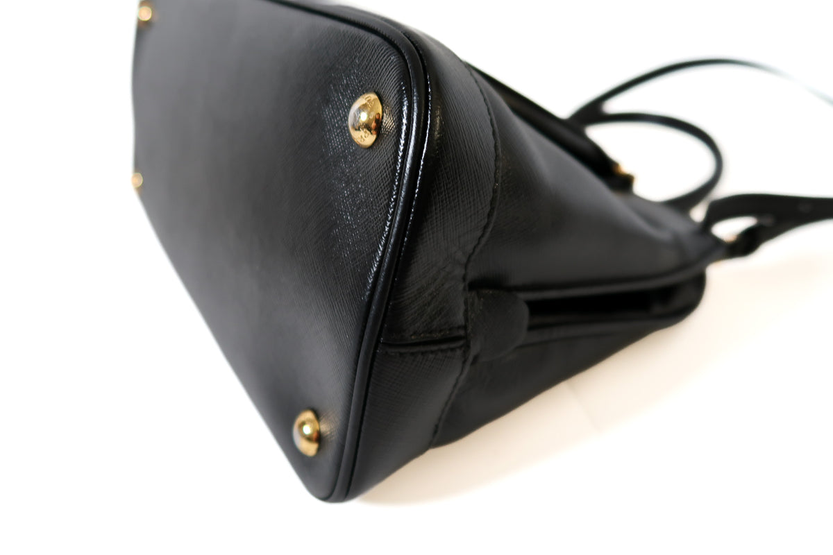 Prada Saffiano Lux Leather Promenade Vernice Dome Bag - additional view 6