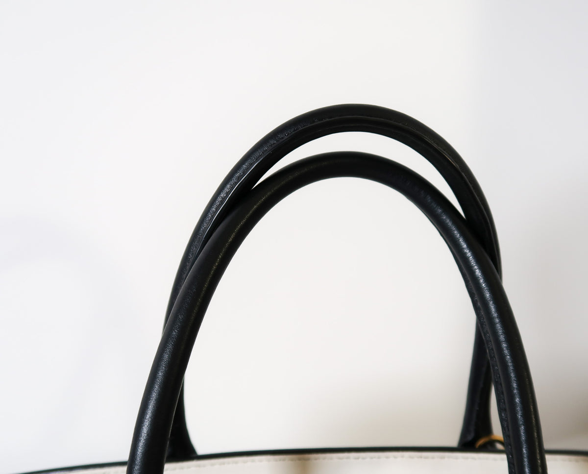 Prada Bicolor Saffiano and City Calf Esplanade Satchel with Crossbody Strap - additional view 5