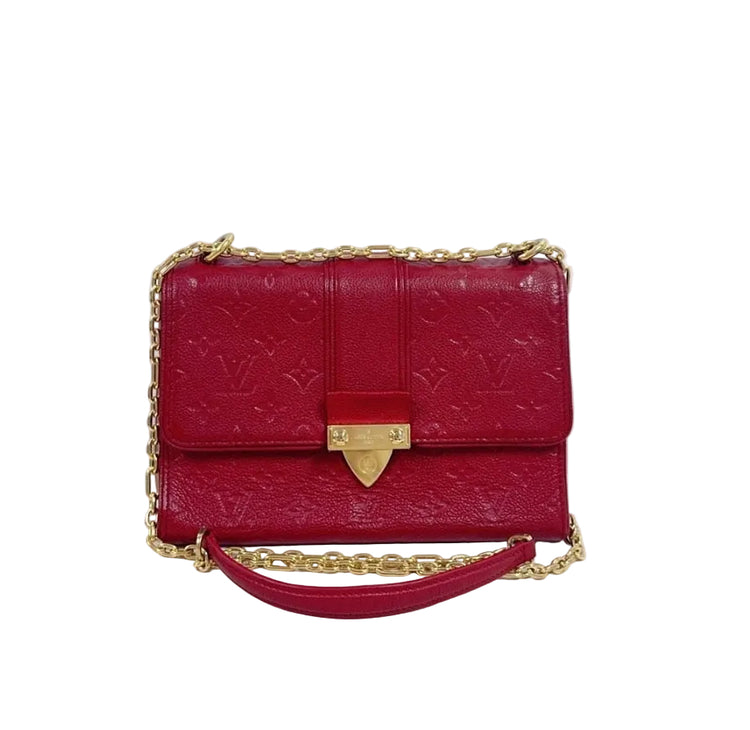 Louis Vuitton Scarlet Monogram Empreinte Leather Saint Sulpice PM bag