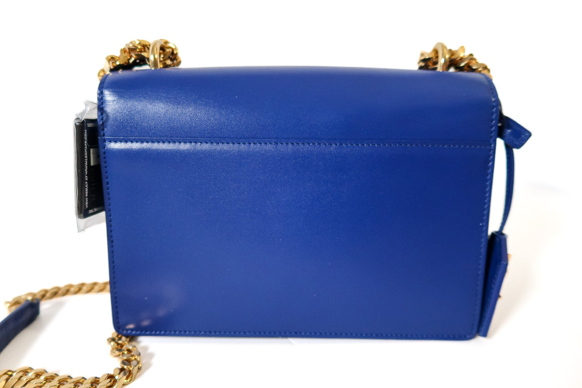 Yves Saint Laurent YSL High School Satchel bag in Royal Blue Smooth Calfskin Leather - additional view 2