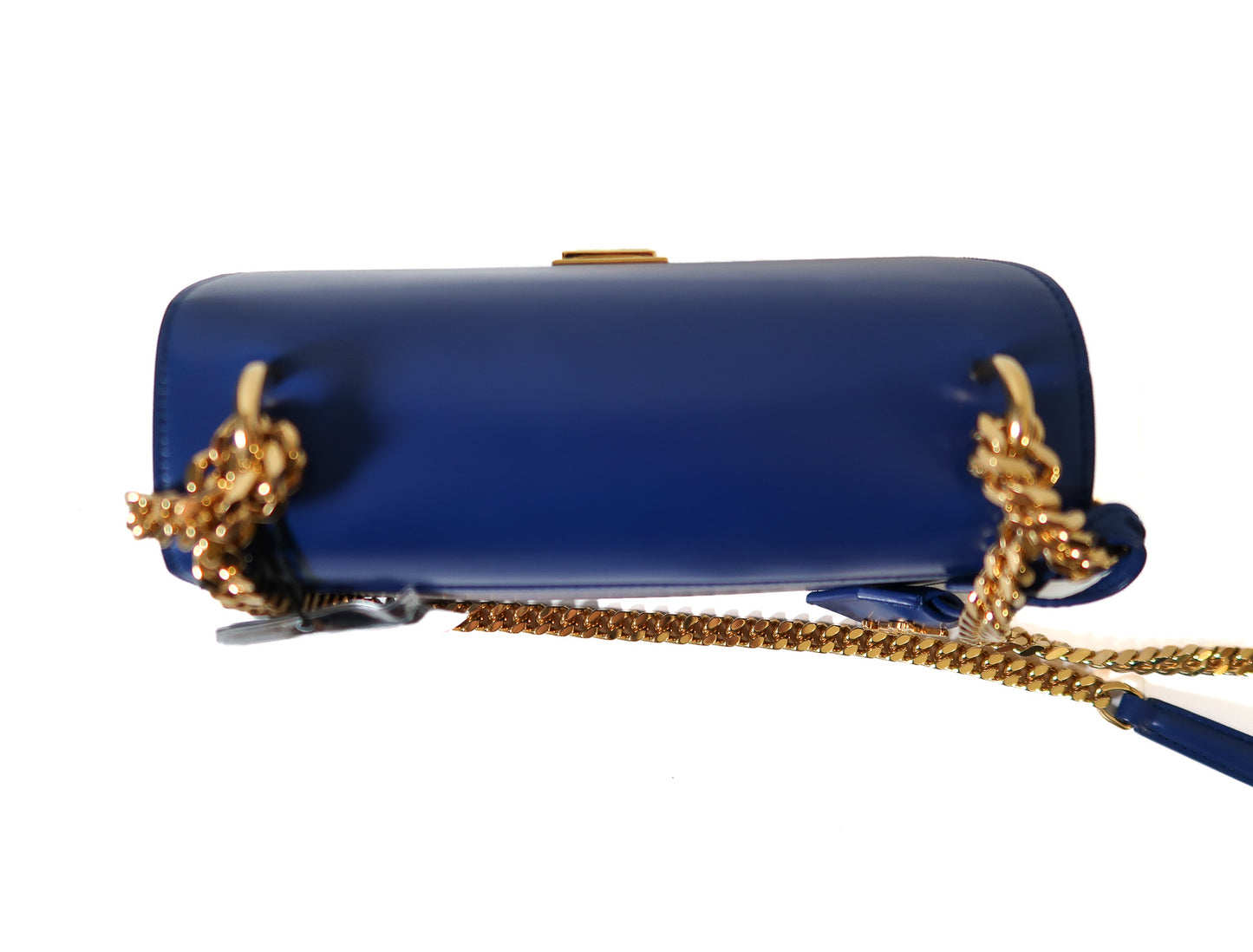 Yves Saint Laurent YSL High School Satchel bag in Royal Blue Smooth Calfskin Leather - additional view 14